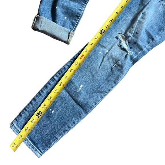 GAP DENIM‎ TRUE SKINNY HIGH RISE PAINT/ INK SPLASHED DISTRESSED SIZE 4/27R - Picture 15 of 15